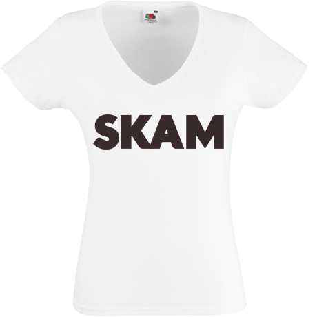 Koszulka damska w serek „Skam Logo”