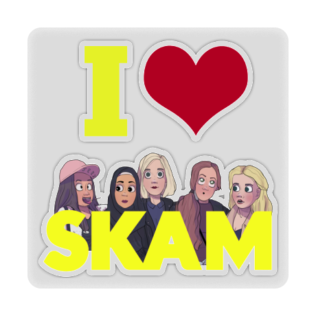 Magnes „I love Skam”
