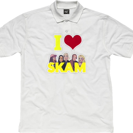 Polo „I love Skam”