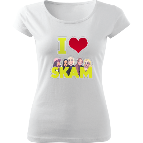 Koszulka damska „I love Skam”