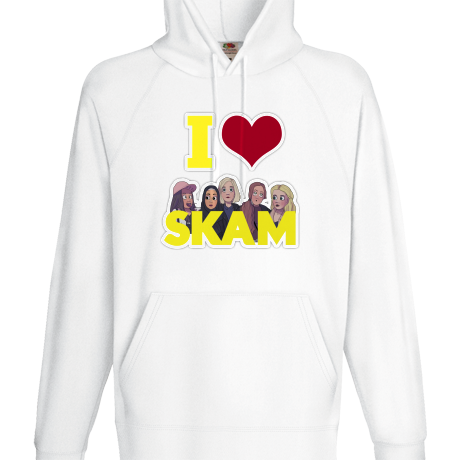 Bluza z kapturem „I love Skam”