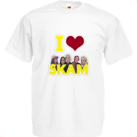Koszulka dziecięca „I love Skam”