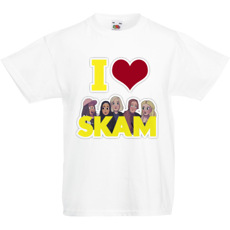 Koszulka dla malucha „I love Skam”
