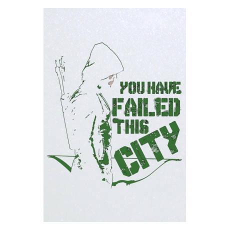 Blacha „You Have Failed This City”