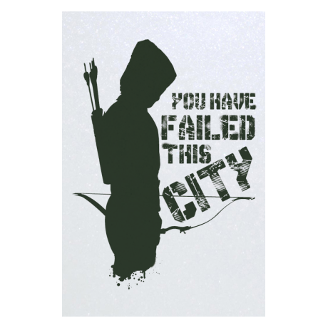 Blacha „You Have Failed This City 2”