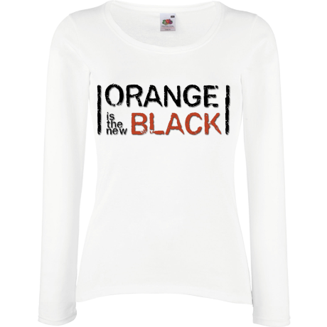 Koszulka damska z długim rękawem „Orange Is the New Black”