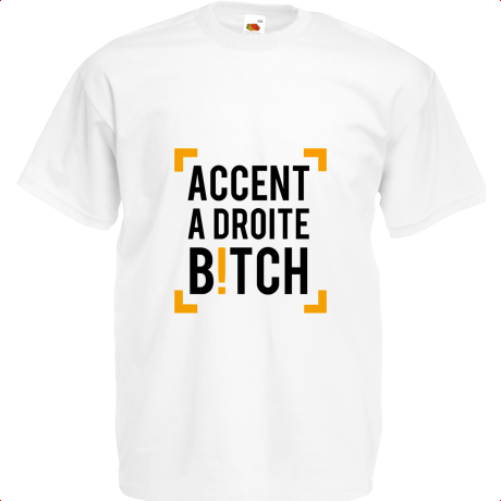 Koszulka dziecięca „Accent A Droite Bitch”