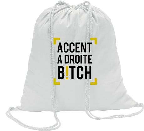 Worko-plecak „Accent A Droite Bitch”