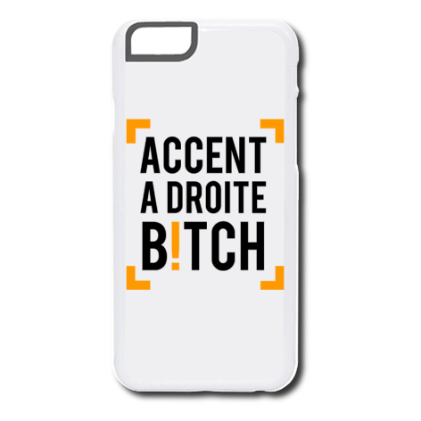 Etui na iPhone „Accent A Droite Bitch”
