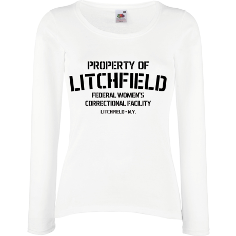 Koszulka damska z długim rękawem „Property Of Litchfield”