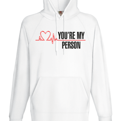 Bluza z kapturem „You’re My Person”