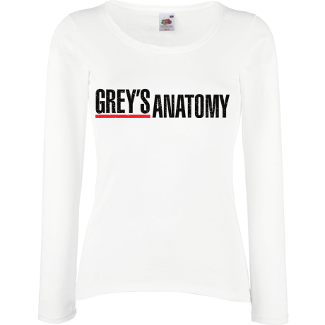 Koszulka damska z długim rękawem „Grey’s Anatomy”