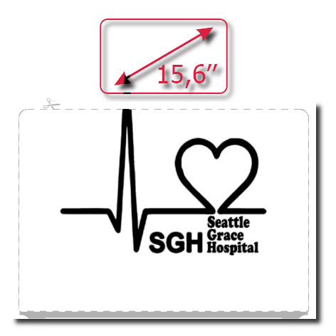 Naklejka na laptop „SGH Logo”