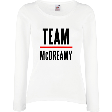 Koszulka damska z długim rękawem „Team McDreamy”