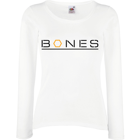 Koszulka damska z długim rękawem „Bones”