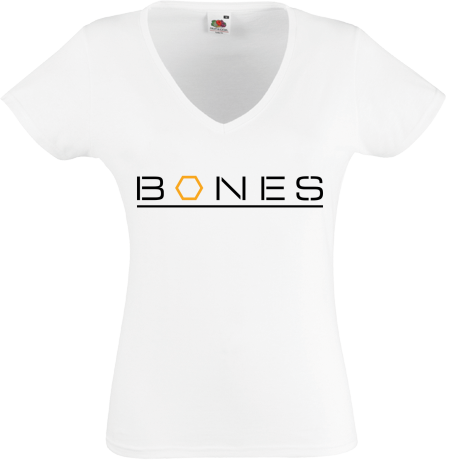 Koszulka damska w serek „Bones”