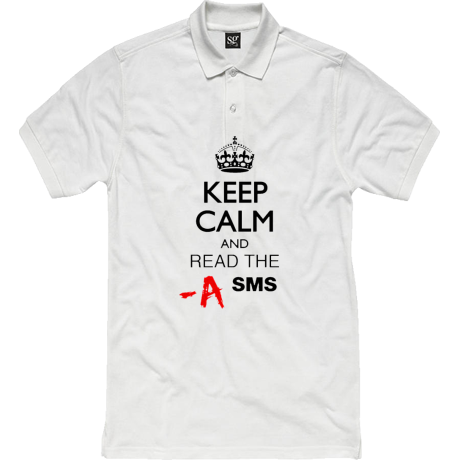 Polo damskie „Keep Calm and Read the SMS”