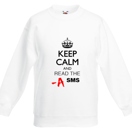 Bluza dziecięca „Keep Calm and Read the SMS”