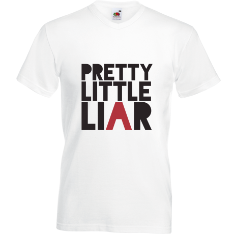 Koszulka w serek „Pretty Little Liar”