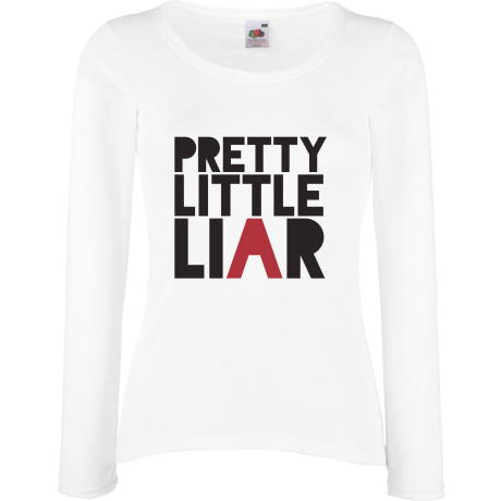 Koszulka damska z długim rękawem „Pretty Little Liar”
