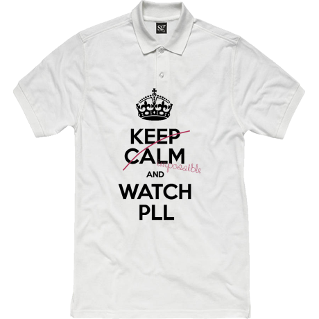 Polo damskie „Keep Calm and Watch PLL”