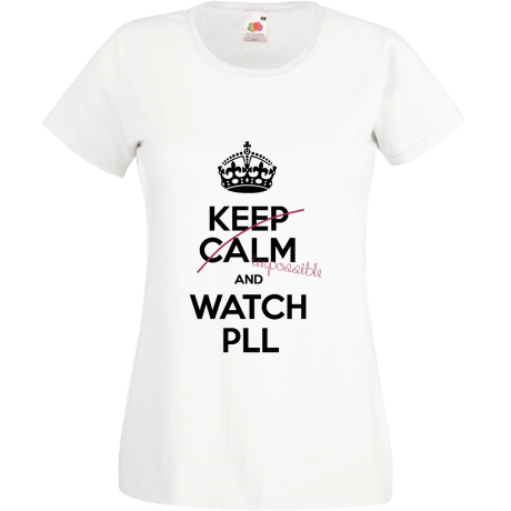 Koszulka damska „Keep Calm and Watch PLL”