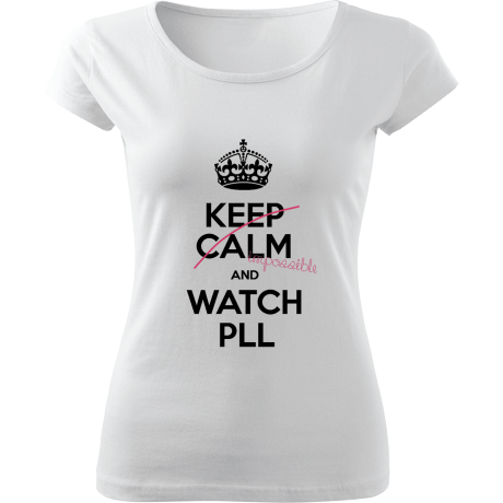 Koszulka damska fit „Keep Calm and Watch PLL”