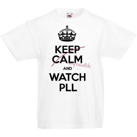 Koszulka dla malucha „Keep Calm and Watch PLL”