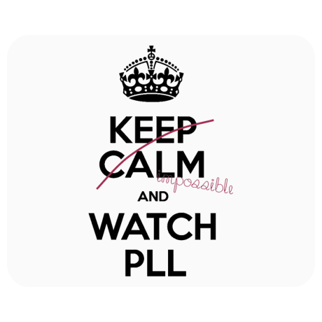 Podkładka pod mysz „Keep Calm and Watch PLL”