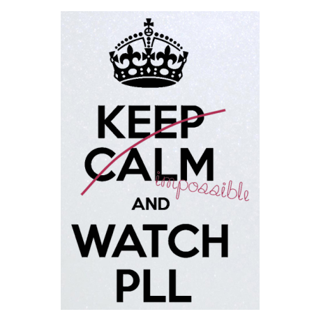 Blacha „Keep Calm and Watch PLL”