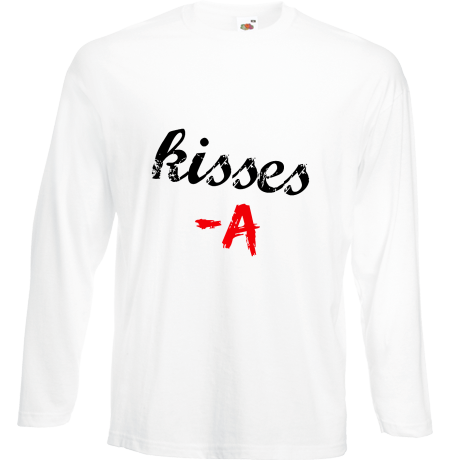 Koszulka z długim rękawem „Kisses A”