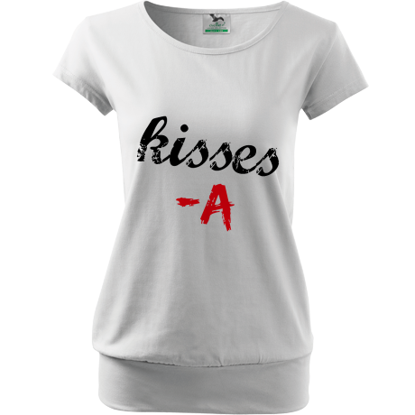 Koszulka City „Kisses A”