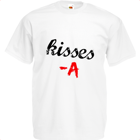 Koszulka dziecięca „Kisses A”