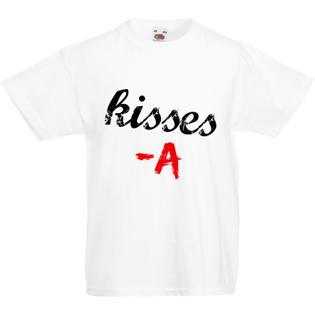 Koszulka dla malucha „Kisses A”