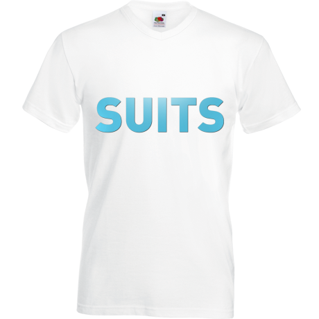 Koszulka w serek „Suits Logo”