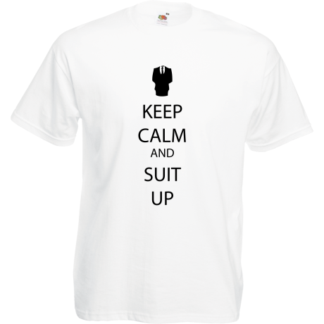 Koszulka „Keep Calm and Suit Up”