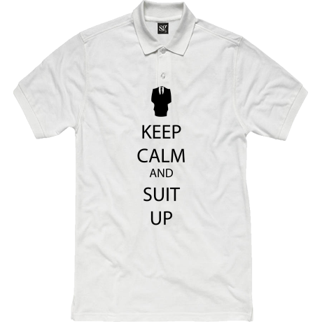 Polo damskie „Keep Calm and Suit Up”