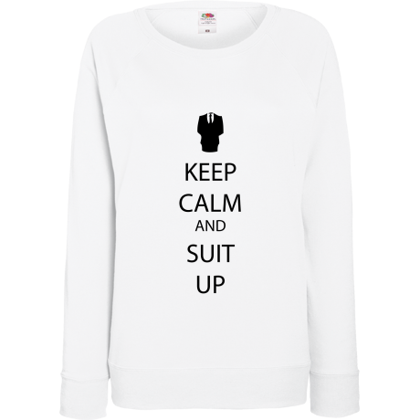 Bluza damska „Keep Calm and Suit Up”