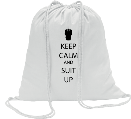 Worko-plecak „Keep Calm and Suit Up”