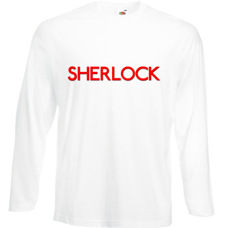 Koszulka z długim rękawem „Sherlock Logo”