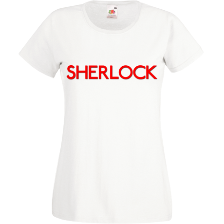 Koszulka damska „Sherlock Logo”