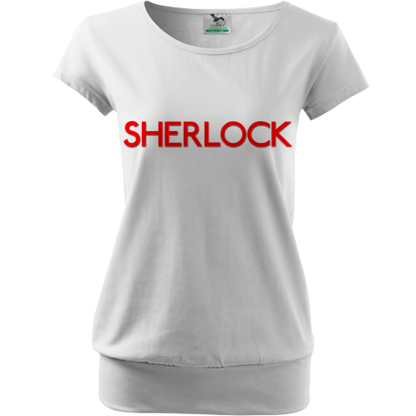 Koszulka City „Sherlock Logo”