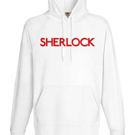 Bluza z kapturem „Sherlock Logo”