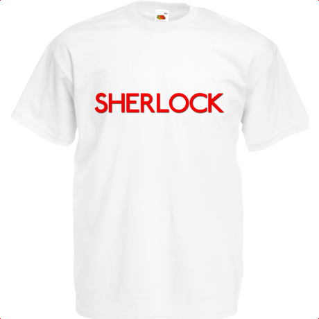 Koszulka dziecięca „Sherlock Logo”