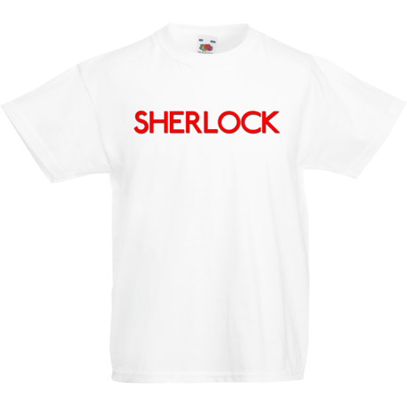 Koszulka dla malucha „Sherlock Logo”