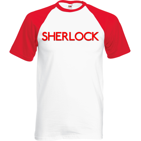 Koszulka bejsbolówka „Sherlock Logo”