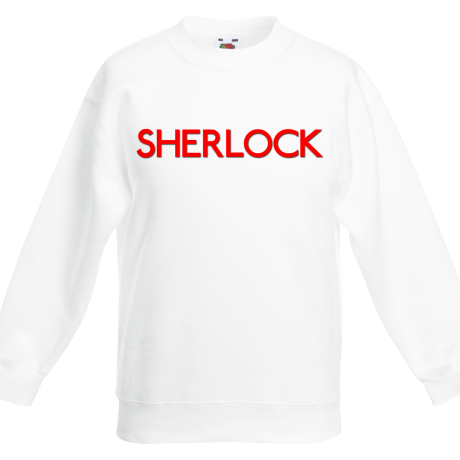 Bluza dziecięca „Sherlock Logo”