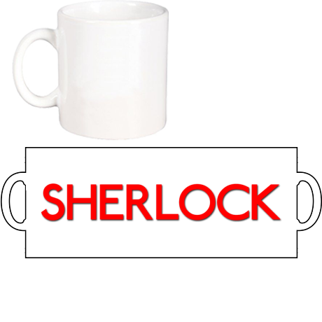 Kubek „Sherlock Logo”