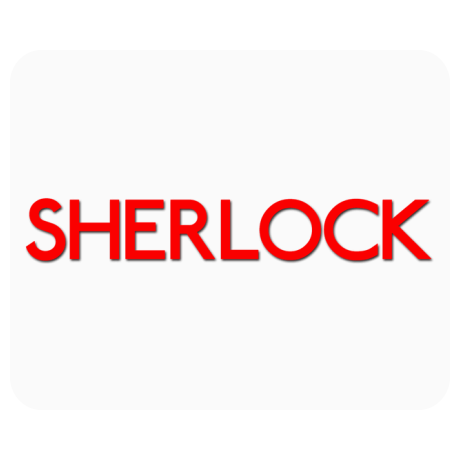 Podkładka pod mysz „Sherlock Logo”