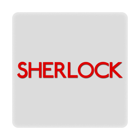Magnes „Sherlock Logo”